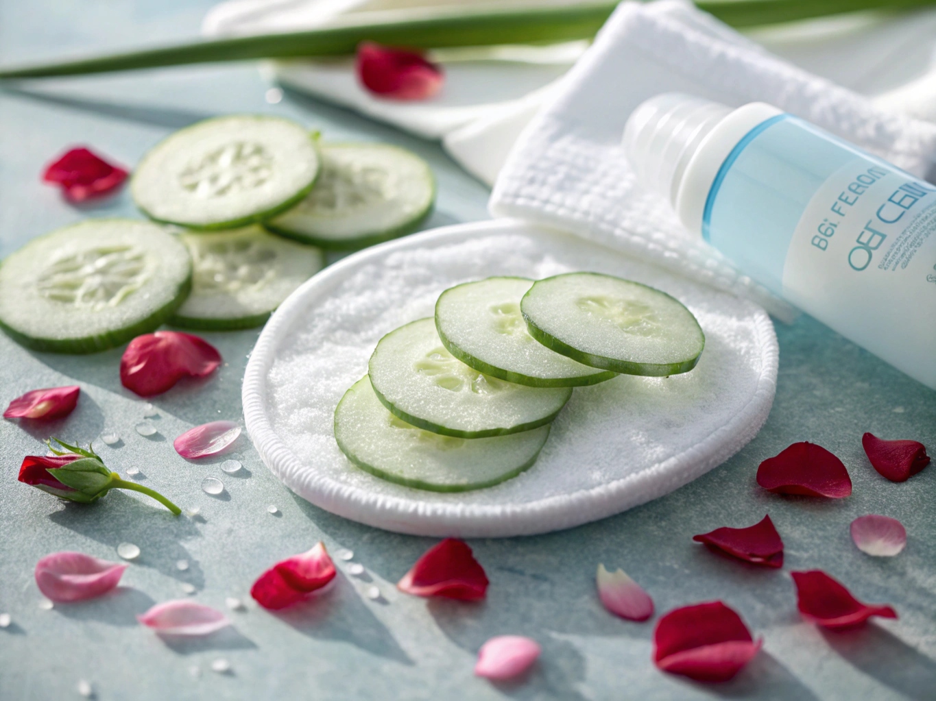 Ansigtsrensning med naturlige produkter